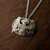 Silver Haida Eagle Necklace Pendant