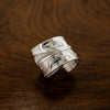 Sterling Silver Eagle Wrap Ring by James Sawyer