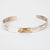 14k Gold with Sterling Silver Orca Bracelet by Agnes Seaweed Wisden ('Namgis)