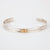 14k Gold with Sterling Silver Raven Bracelet by Agnes Seaweed Wisden ('Namgis)