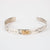 14k Gold with Sterling Silver Wolf Bracelet by Agnes Seaweed Wisden ('Namgis)