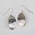 Sterling Silver Oval Orca Earrings by Agnes Seaweed Wisden ('Namgis)