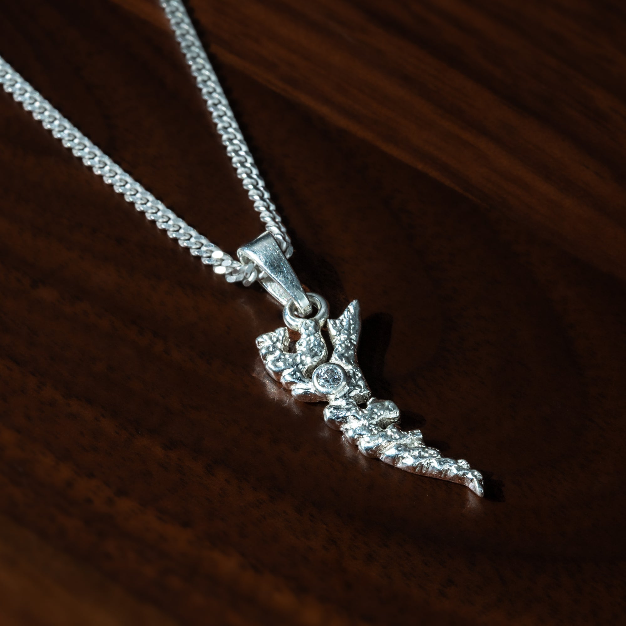 Haida Gwaii Pendant | Sterling Silver with Assorted Gemstones