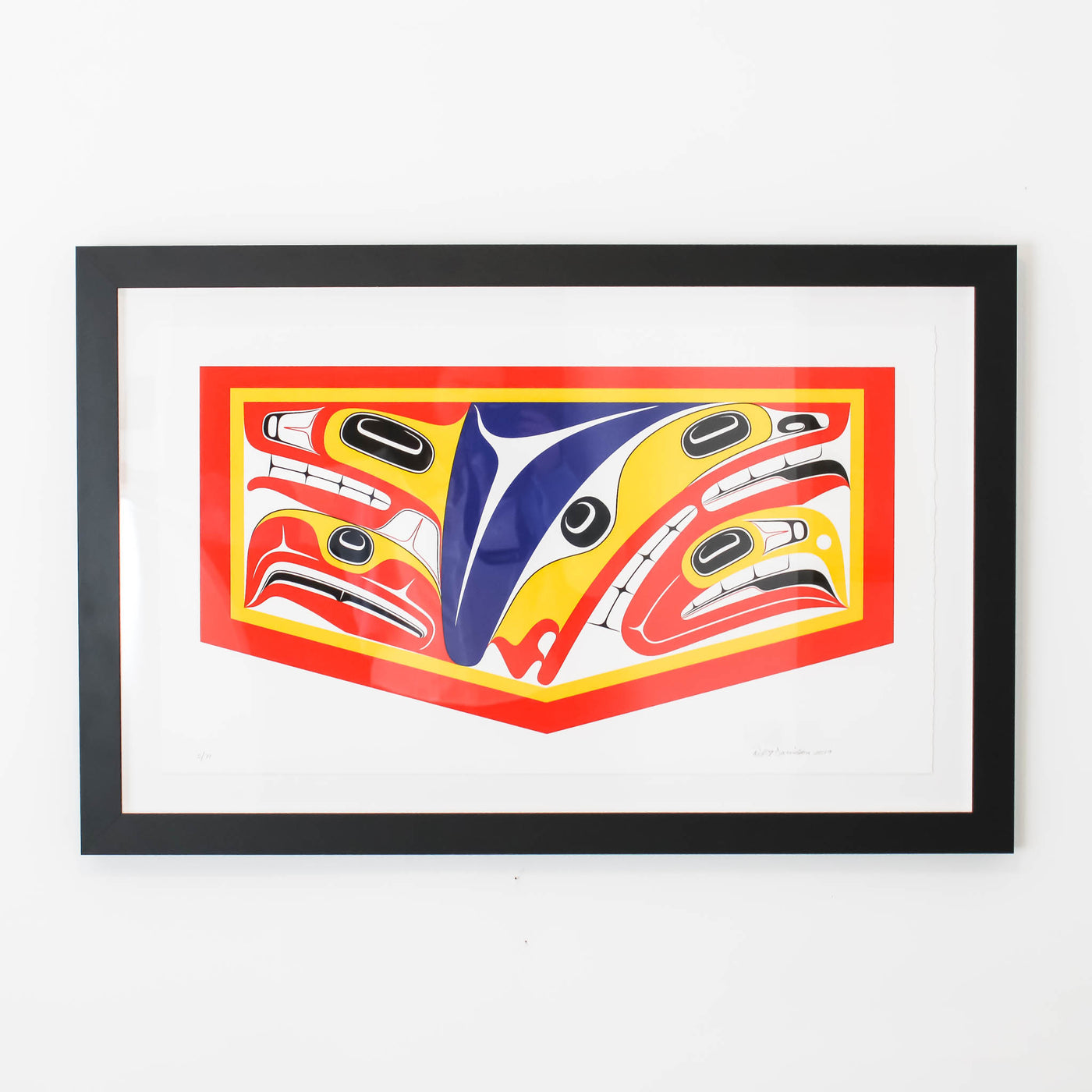 Supernatural Beings Framed Art Print by Robert Davidson (Haida)