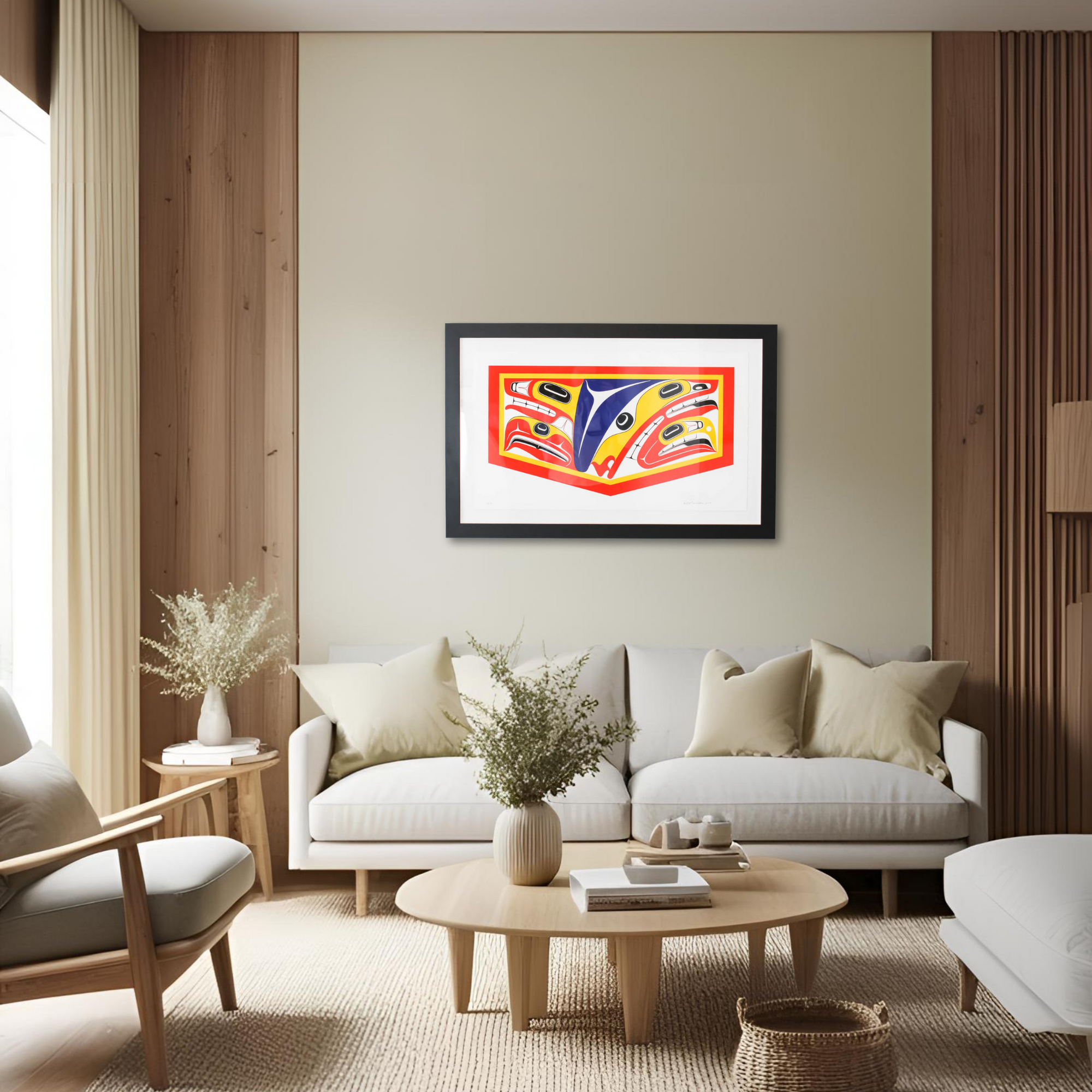 Super Natural beings in a modern interior design set up