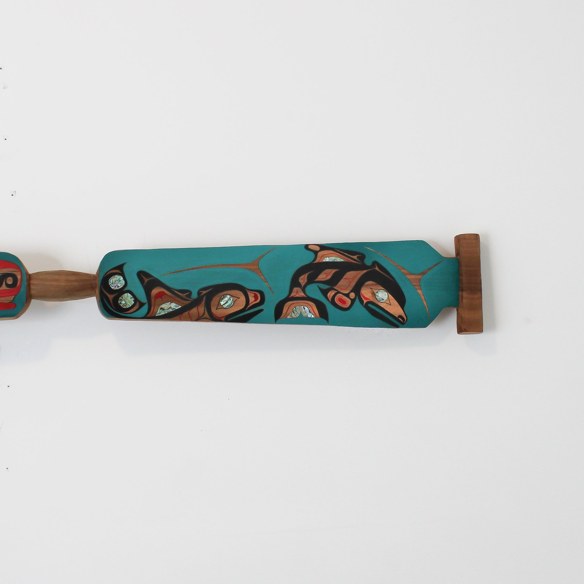 "The Hunt" (Wasgo) Red Cedar Paddle by Billy NC Yovanovich (Haida)