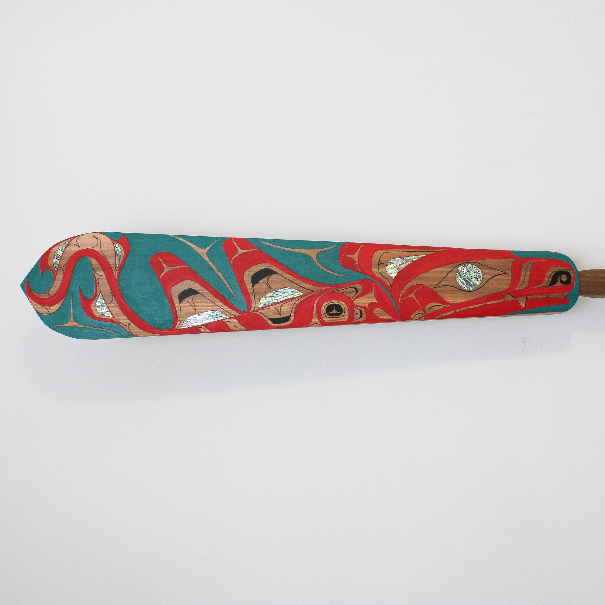 "The Hunt" (Wasgo) Red Cedar Paddle by Billy NC Yovanovich (Haida)