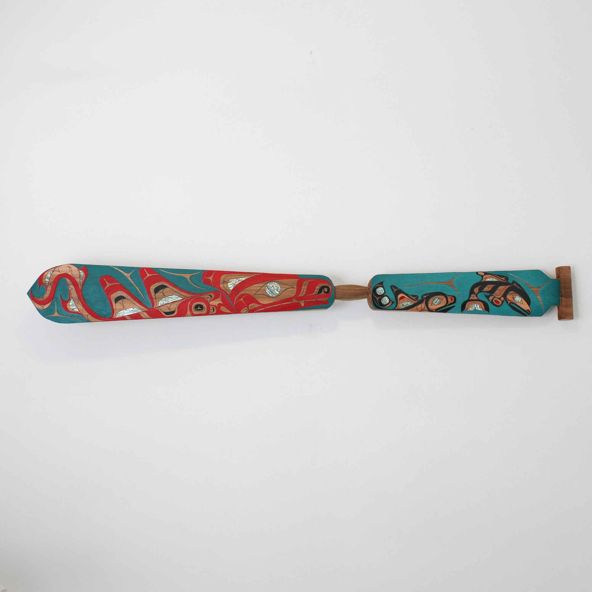 "The Hunt" (Wasgo) Red Cedar Paddle by Billy NC Yovanovich (Haida)