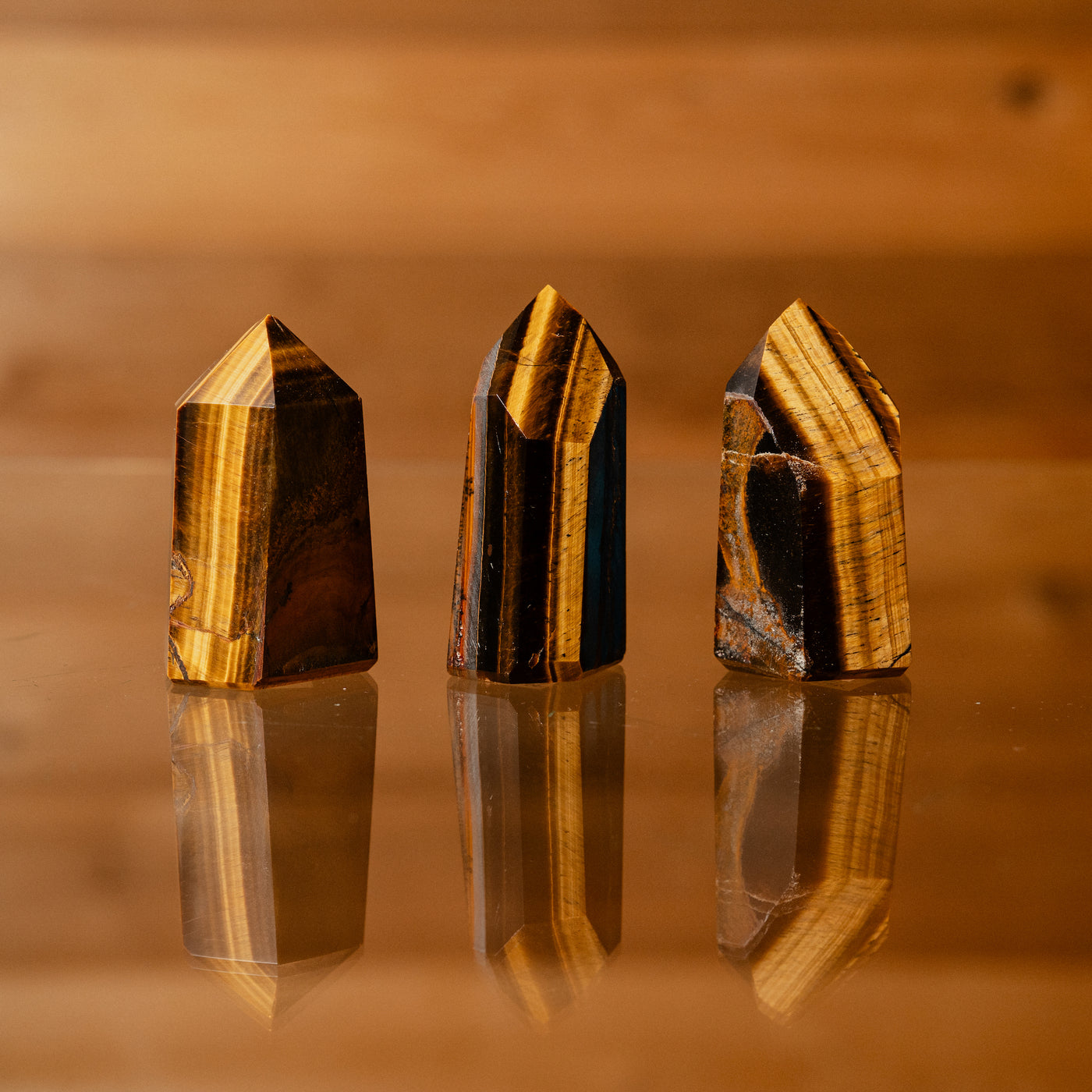 Tiger's Eye Polished Points