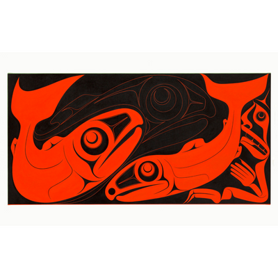 Haida Salmon Art Haida Salmon Art by Robert Davidson