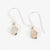 White Opal Dangle Earrings