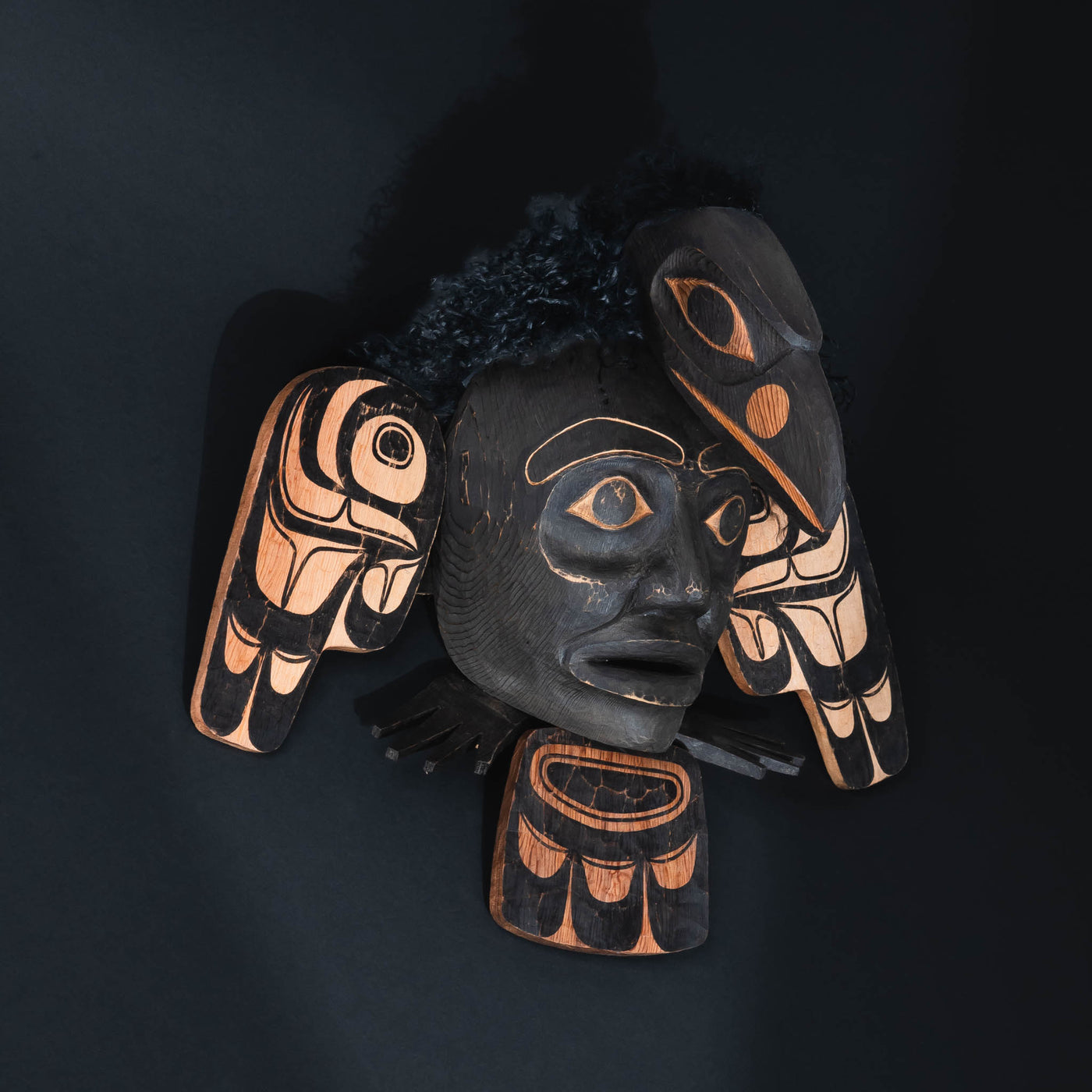 Articulated Raven Haida Art Mask by Corey Bulpitt