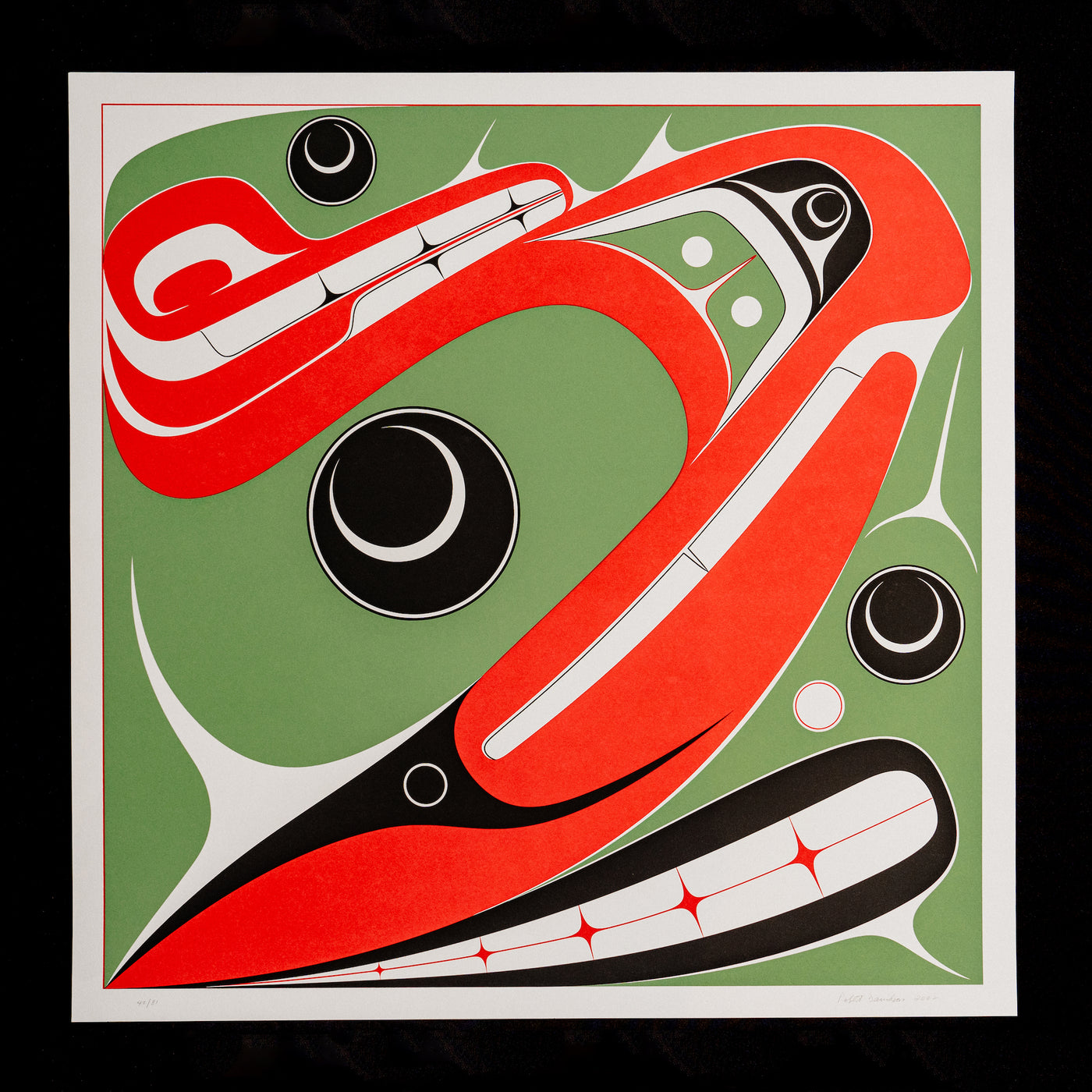Fisherman’s Delight by Robert Davidson (Haida)