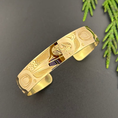 gold haida bracelet