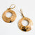 14K Gold Raven Earrings by James Sawyer (Haida)