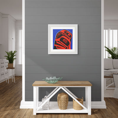 Three Finned #2 Art Print by Reg Davidson (Haida)