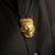 22k Gold Shaman Pendant by Jesse Brillon (Haida)