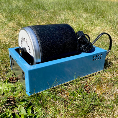 3lb Rock Tumbler & Grit Kit. Sold in British Columbia, Canada by Crystal Cabin.
