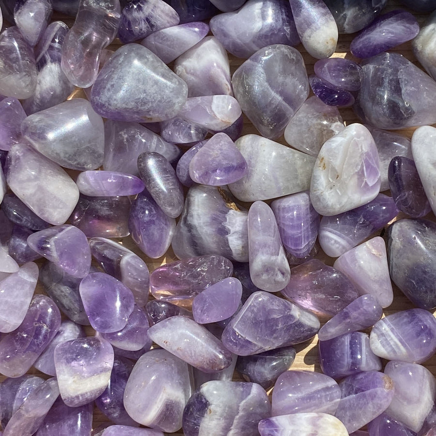 Amethyst Tumbled Chevron