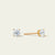 Canadian Diamond Stud Earrings | White Gold