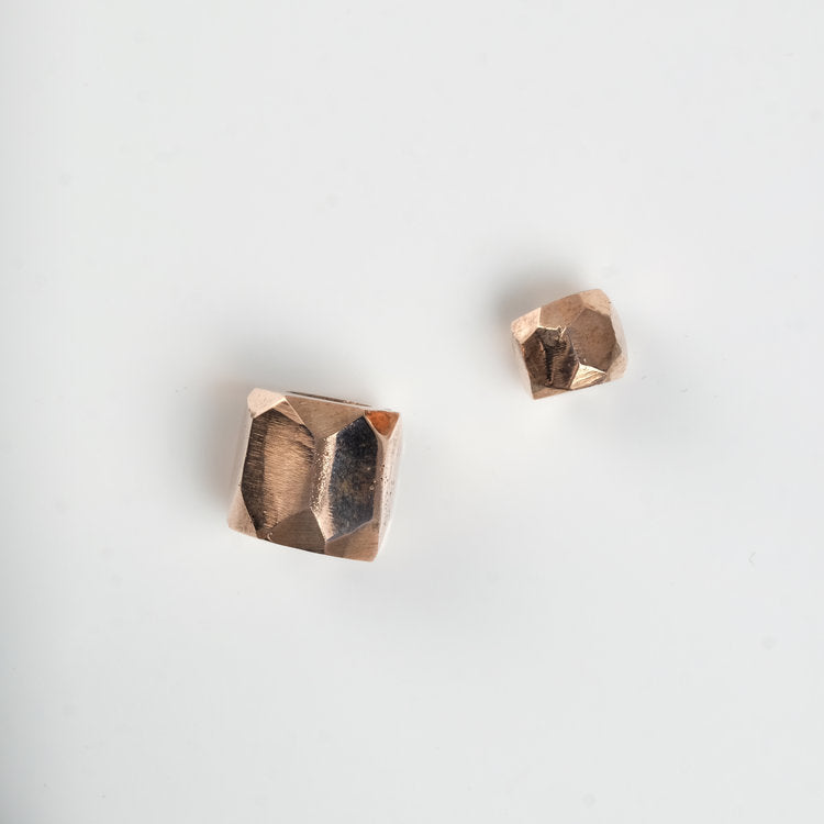 Cast Silver & Copper Trade Bead Necklace Pendants