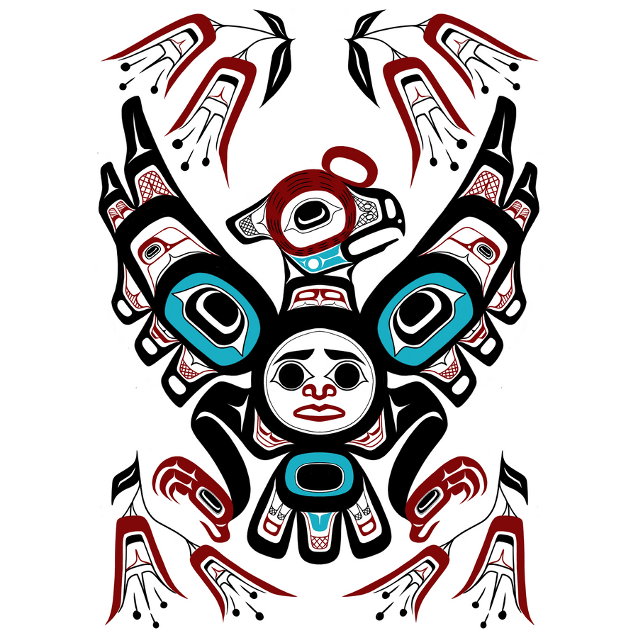 "Condor Meets the Northwest Coast” (12 x 16 inches)