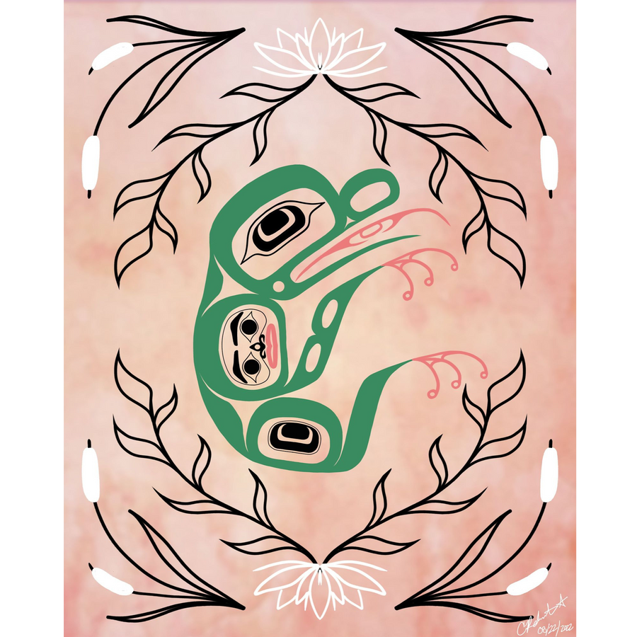Ganaaw (Frog) (11 x 14 inches)