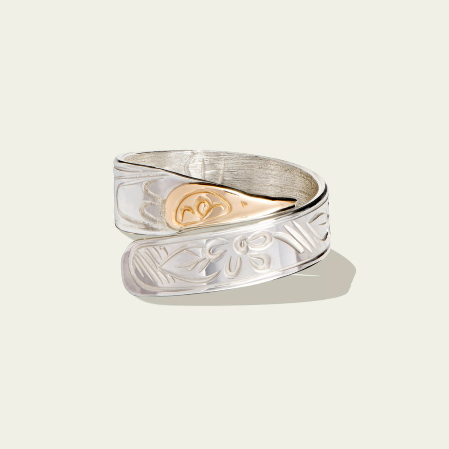 Haida Gold Hand Carved Rings Crystal Cabin Crystal Cabin Gallery