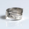 Silver Wrap Ring by James Sawyer