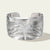 Wide Women's Silver Haida Eagle Bracelet