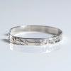 Silver Haida Eagle Bracelet Indigenous Canadian by James Sawyer sold by Crystal Cabin
