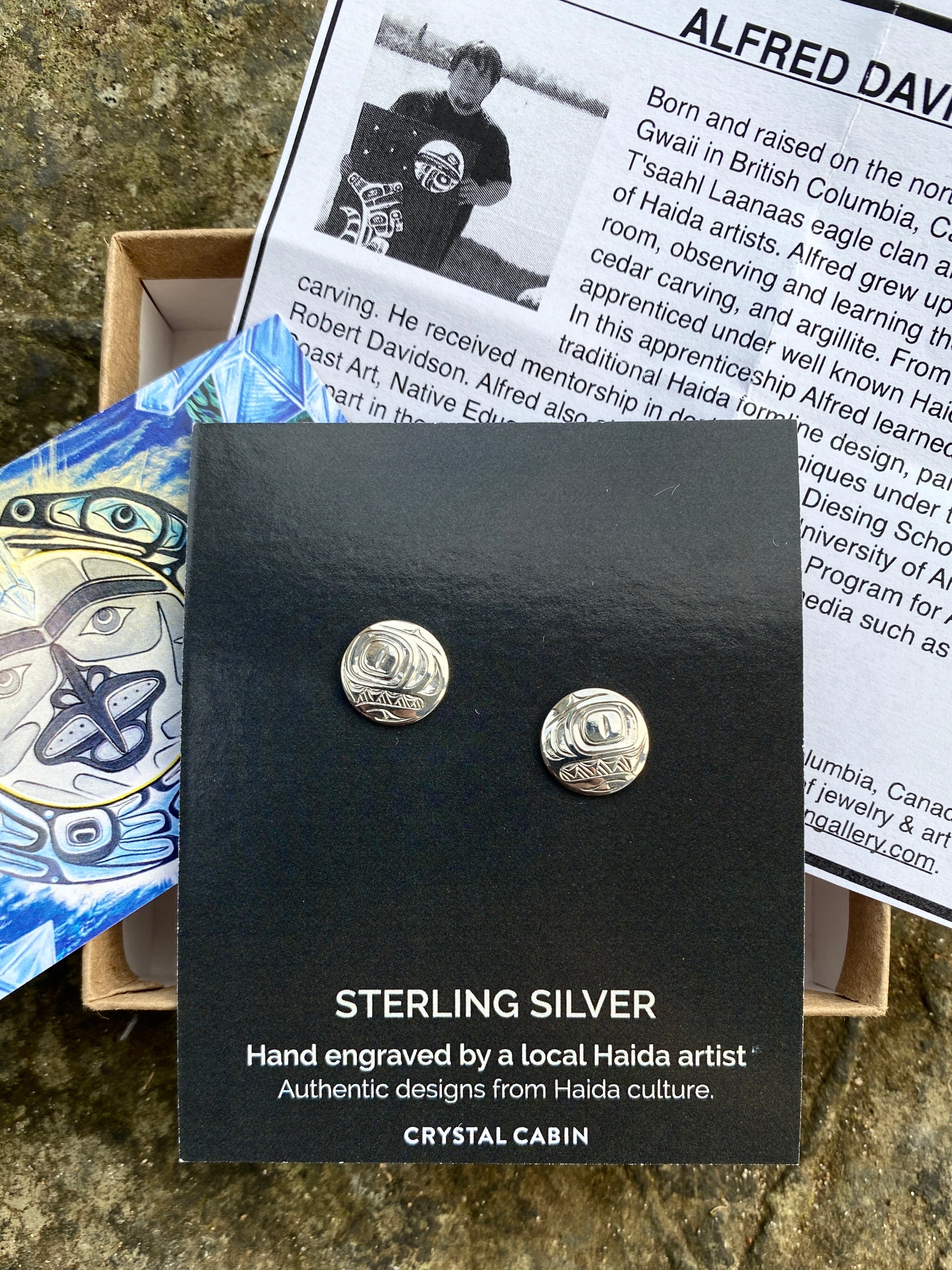 Indigenous Native Haida Northwest Coast Jewelry | Gift Ideas | Sold by Crystal Cabin