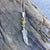 Gold Nugget Feather Necklace