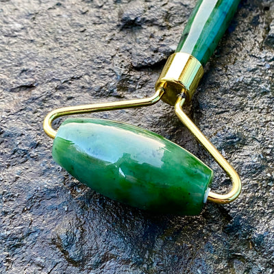Authentic Canadian Local High Quality Jade Facial Rollers Skincare Crystals Energy from British Columbia sold by Crystal Cabin